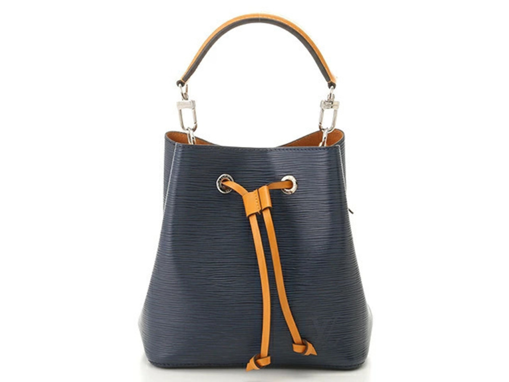 LOUIS VUITTON Bag Shoulder Neo Noe Epi Indigo Blue Saffron